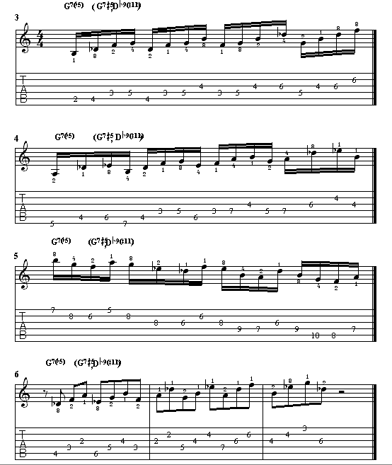 Мелодические примеры